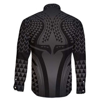 Hawaiian Kakau Art Tattoos Aquaman Style Family Matching Short Sleeve Bodycon Dress and Hawaiian Shirt Special Edition LT03 - Polynesian Pride