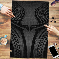 Hawaiian Kakau Art Tattoos Aquaman Style Puzzle Special Edition LT03 Black - Polynesian Pride