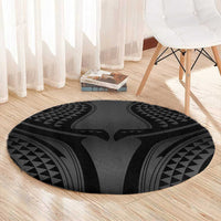 Hawaiian Kakau Art Tattoos Aquaman Style Round Carpet Special Edition - Polynesian Pride