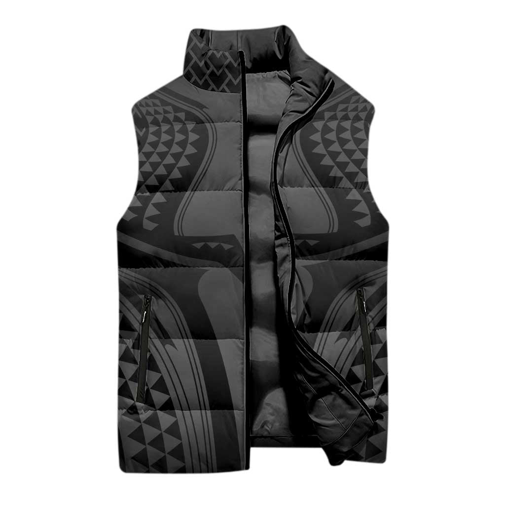 Hawaiian Kakau Art Tattoos Aquaman Style Sleeveless Puffer Jacket Special Edition LT03 - Polynesian Pride