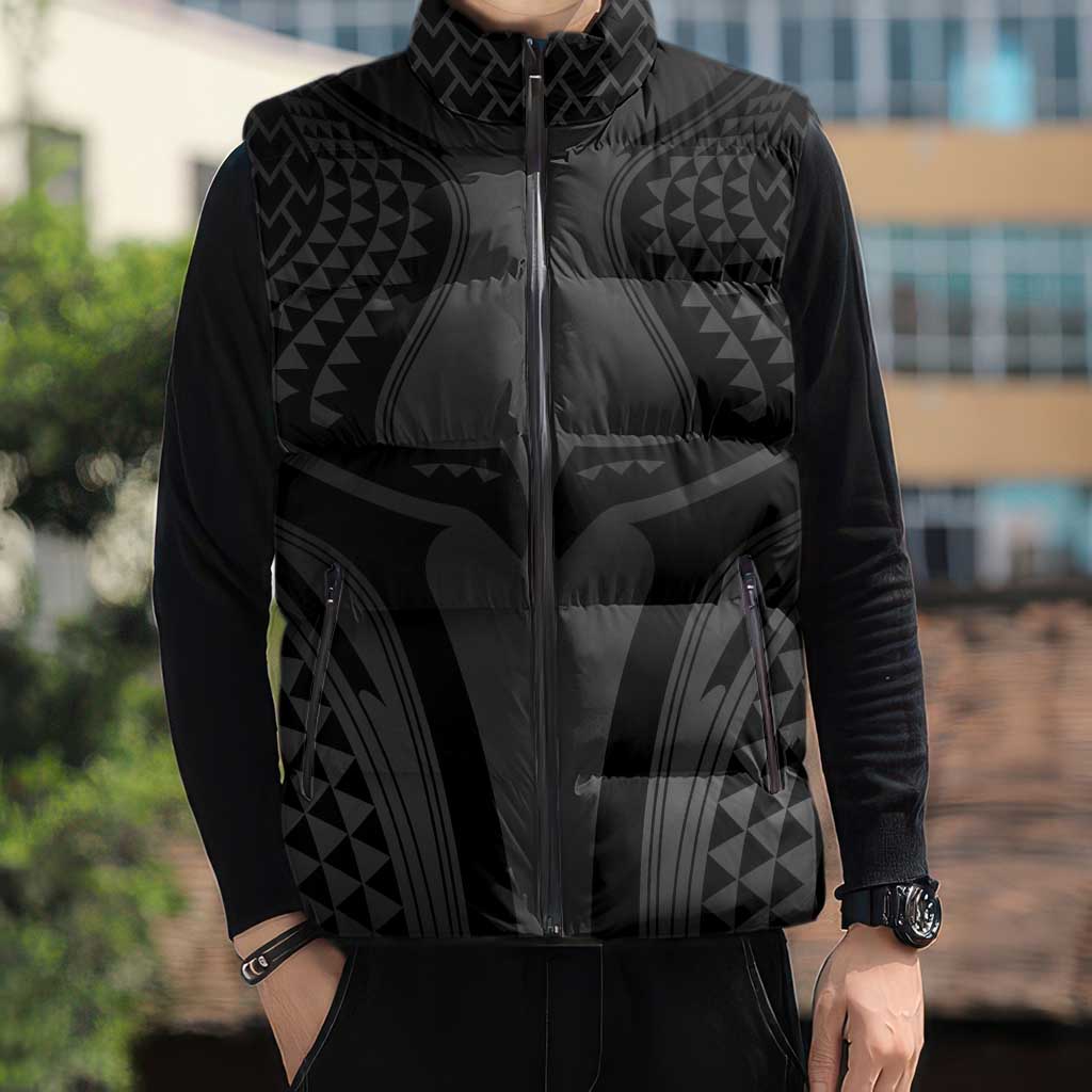 Hawaiian Kakau Art Tattoos Aquaman Style Sleeveless Puffer Jacket Special Edition LT03 - Polynesian Pride