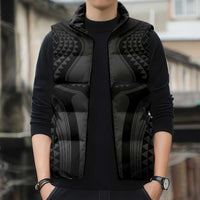 Hawaiian Kakau Art Tattoos Aquaman Style Sleeveless Puffer Jacket Special Edition LT03 - Polynesian Pride