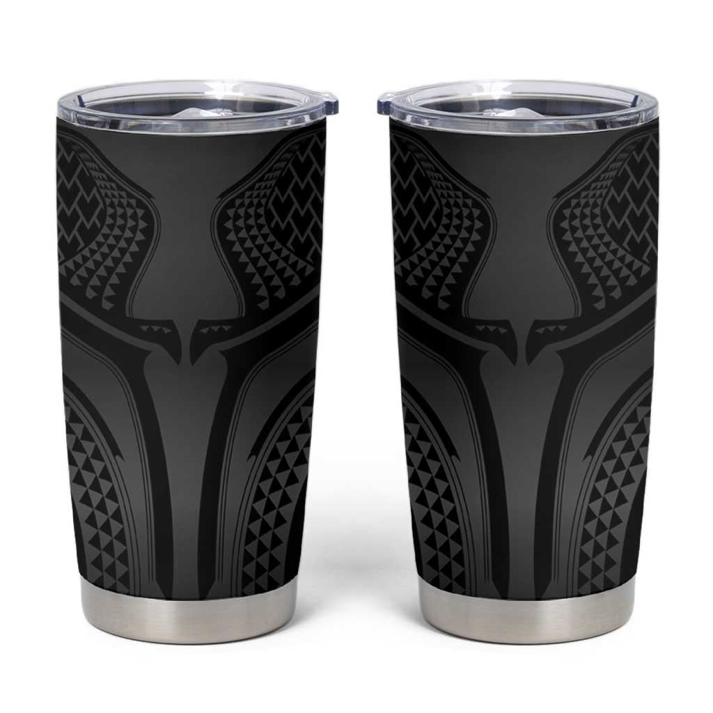 Hawaiian Kakau Art Tattoos Aquaman Style Tumbler Cup Special Edition LT03 Black - Polynesian Pride