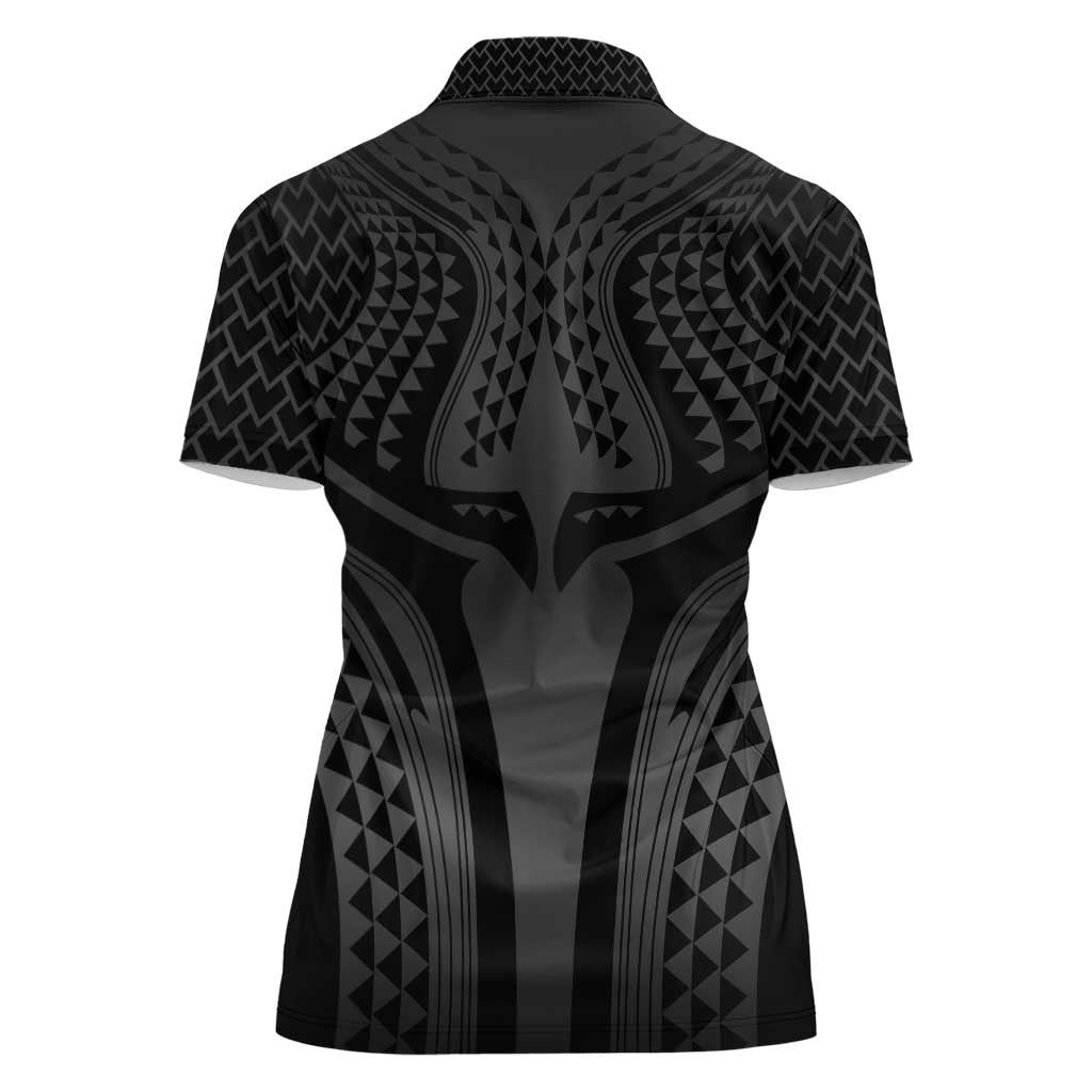 Hawaiian Kakau Art Tattoos Aquaman Style Women Polo Shirt Special Edition - Polynesian Pride