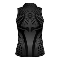 Hawaiian Kakau Art Tattoos Aquaman Style Women Sleeveless Polo Shirt Special Edition - Polynesian Pride