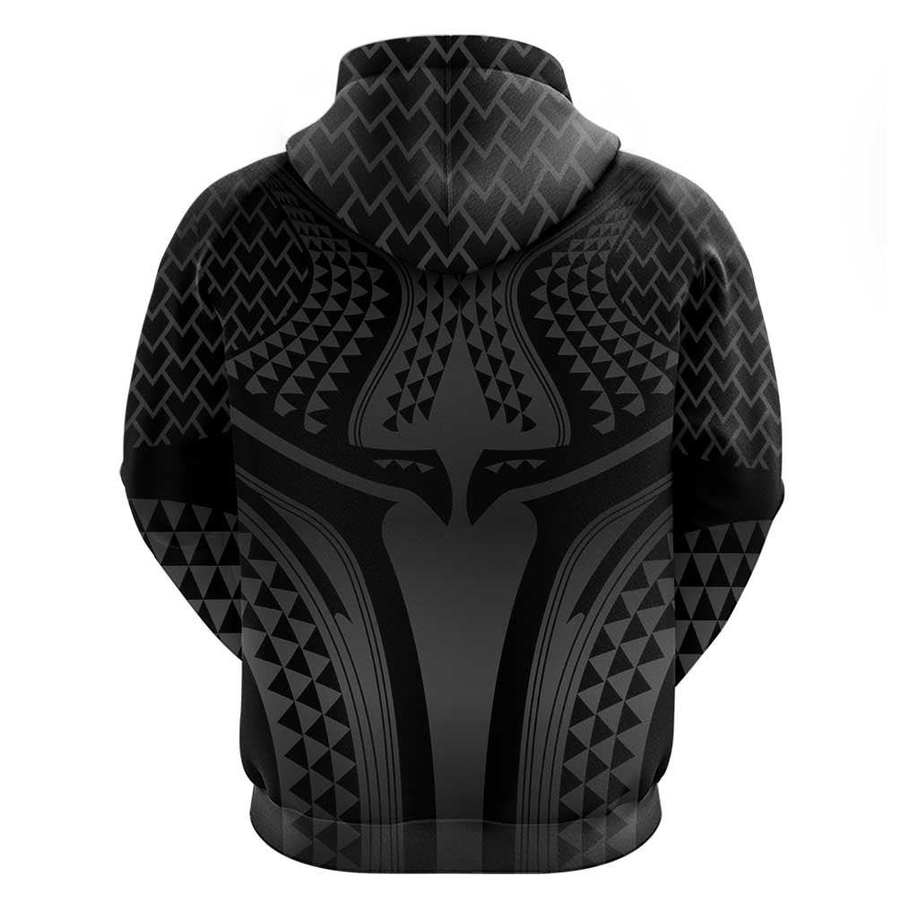 Hawaiian Kakau Art Tattoos Aquaman Style Zip Hoodie Special Edition - Polynesian Pride