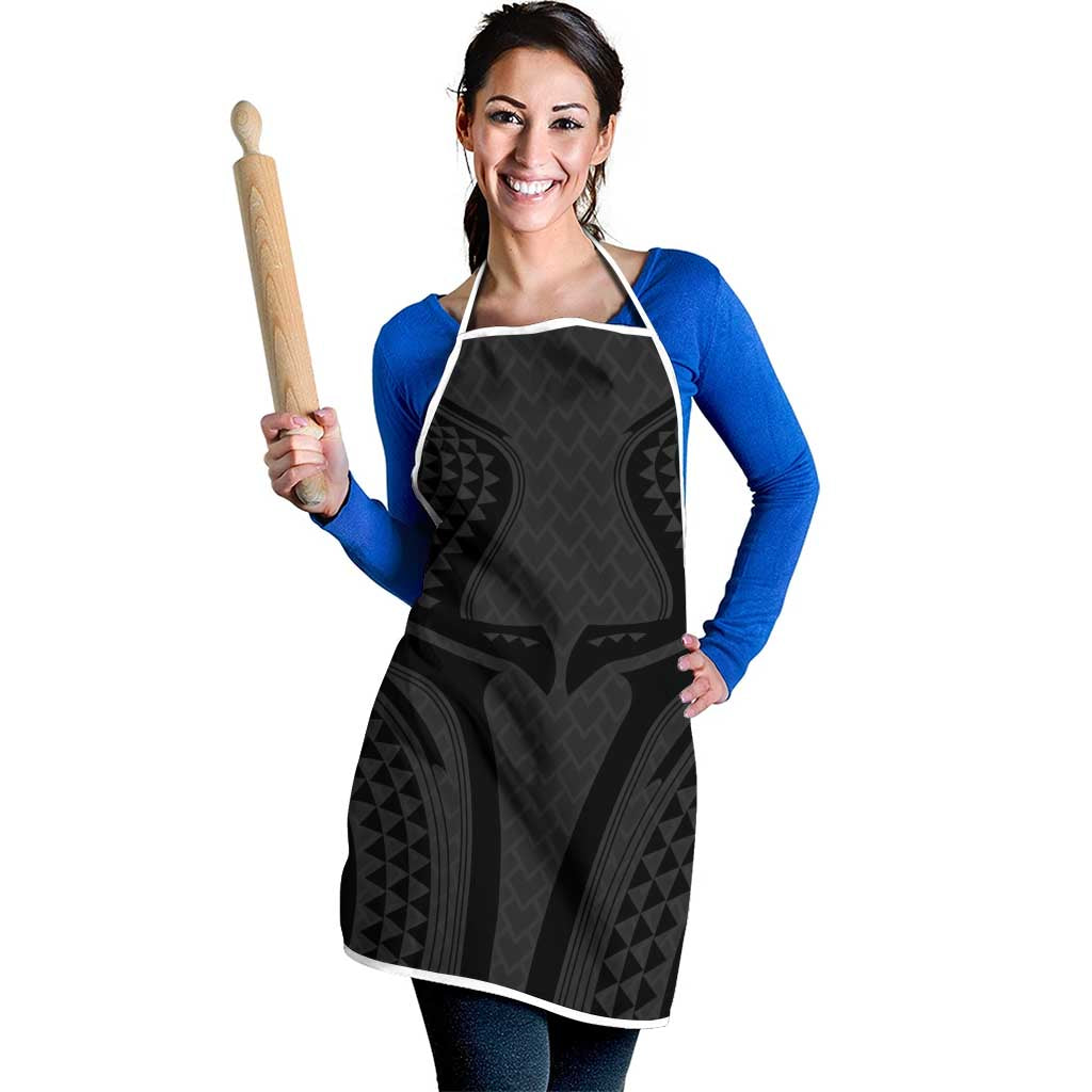 Hawaiian Kakau Art Tattoos Aquaman Style Apron Black Version - Polynesian Pride