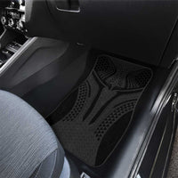 Hawaiian Kakau Art Tattoos Aquaman Style Car Mats Black Version - Polynesian Pride