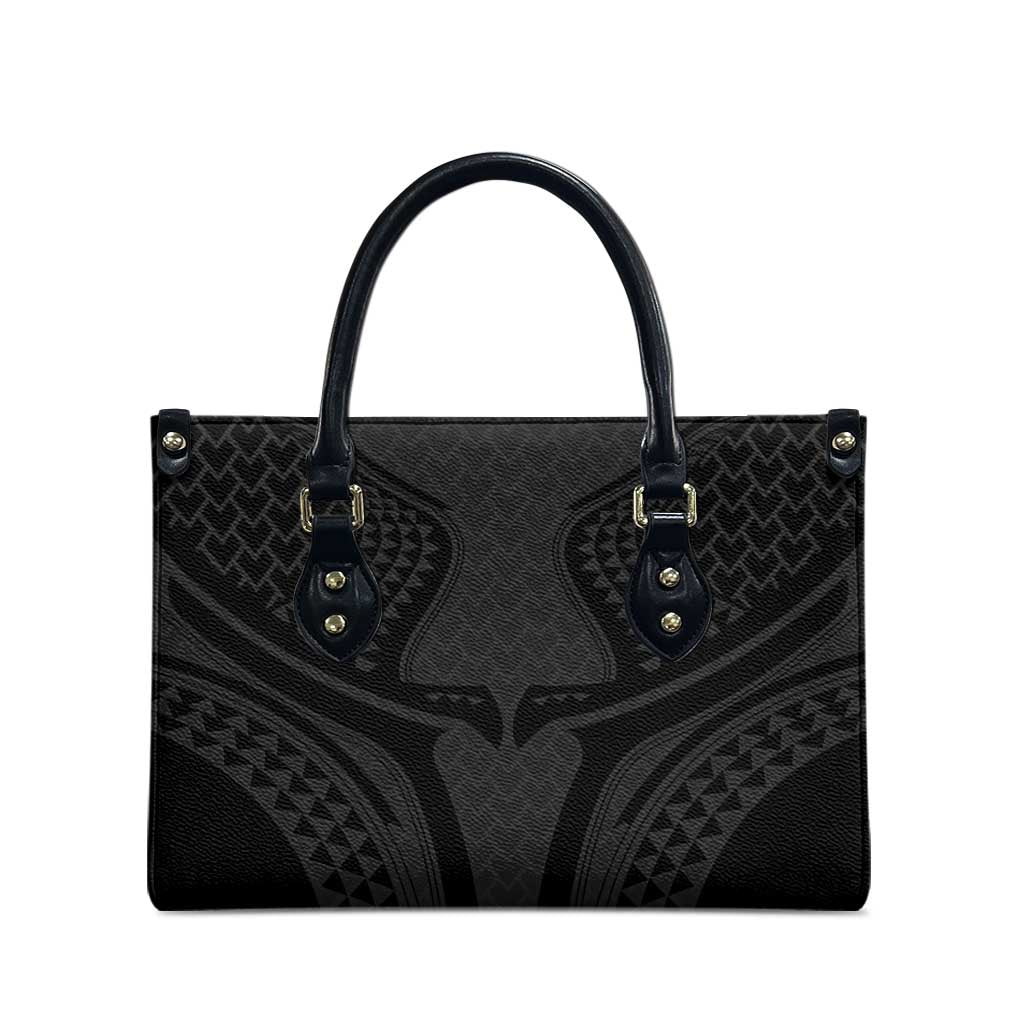 Hawaiian Kakau Art Tattoos Aquaman Style Leather Bag Black Version - Polynesian Pride