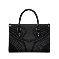 Hawaiian Kakau Art Tattoos Aquaman Style Leather Bag Black Version - Polynesian Pride