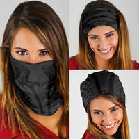 Hawaiian Kakau Art Tattoos Aquaman Style Neck Gaiter Black Version - Polynesian Pride