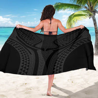 Hawaiian Kakau Art Tattoos Aquaman Style Sarong Black Version - Polynesian Pride