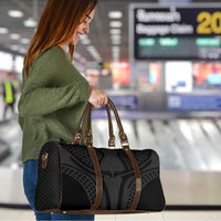 Hawaiian Kakau Art Tattoos Aquaman Style Travel Bag Black Version - Polynesian Pride