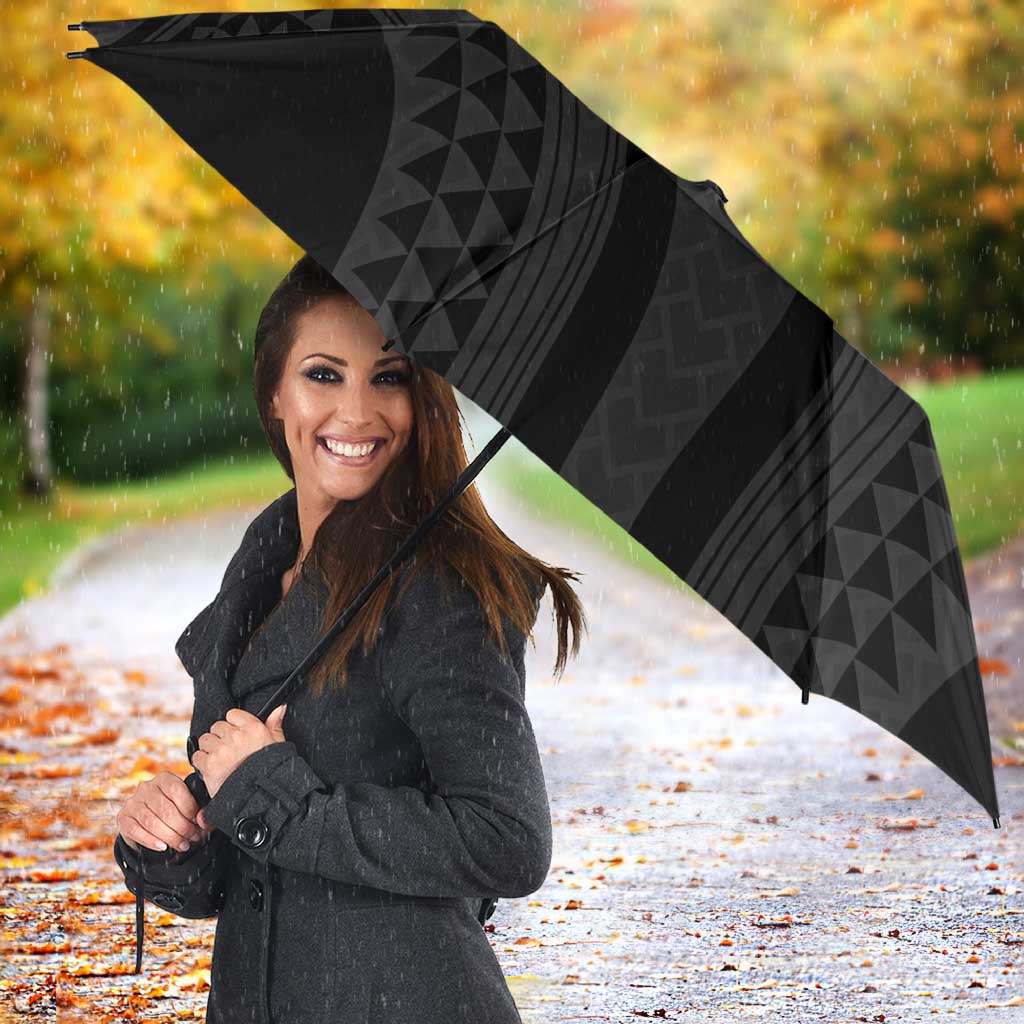 Hawaiian Kakau Art Tattoos Aquaman Style Umbrella Black Version - Polynesian Pride