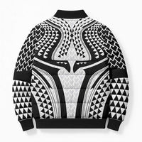 Hawaiian Kakau Art Tattoos Aquaman Style Bomber Puffer Jacket White Version LT03 - Polynesian Pride