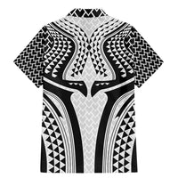 Hawaiian Kakau Art Tattoos Aquaman Style Family Matching Mermaid Dress and Hawaiian Shirt White Version LT03 - Polynesian Pride