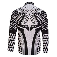 Hawaiian Kakau Art Tattoos Aquaman Style Family Matching Puletasi and Hawaiian Shirt White Version LT03 - Polynesian Pride