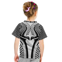 Hawaiian Kakau Art Tattoos Aquaman Style Kid T Shirt White Version LT03 - Polynesian Pride