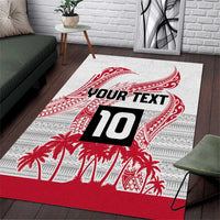 Cook Islands Marathon 2025-Pursuit in Paradise Area Rug Red Color LT03 Red - Polynesian Pride