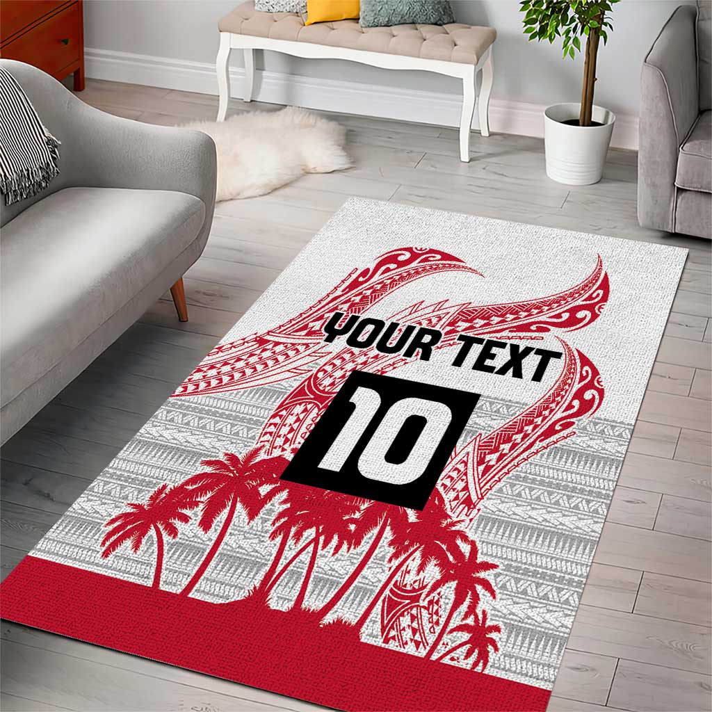 Cook Islands Marathon 2025-Pursuit in Paradise Area Rug Red Color LT03 - Polynesian Pride