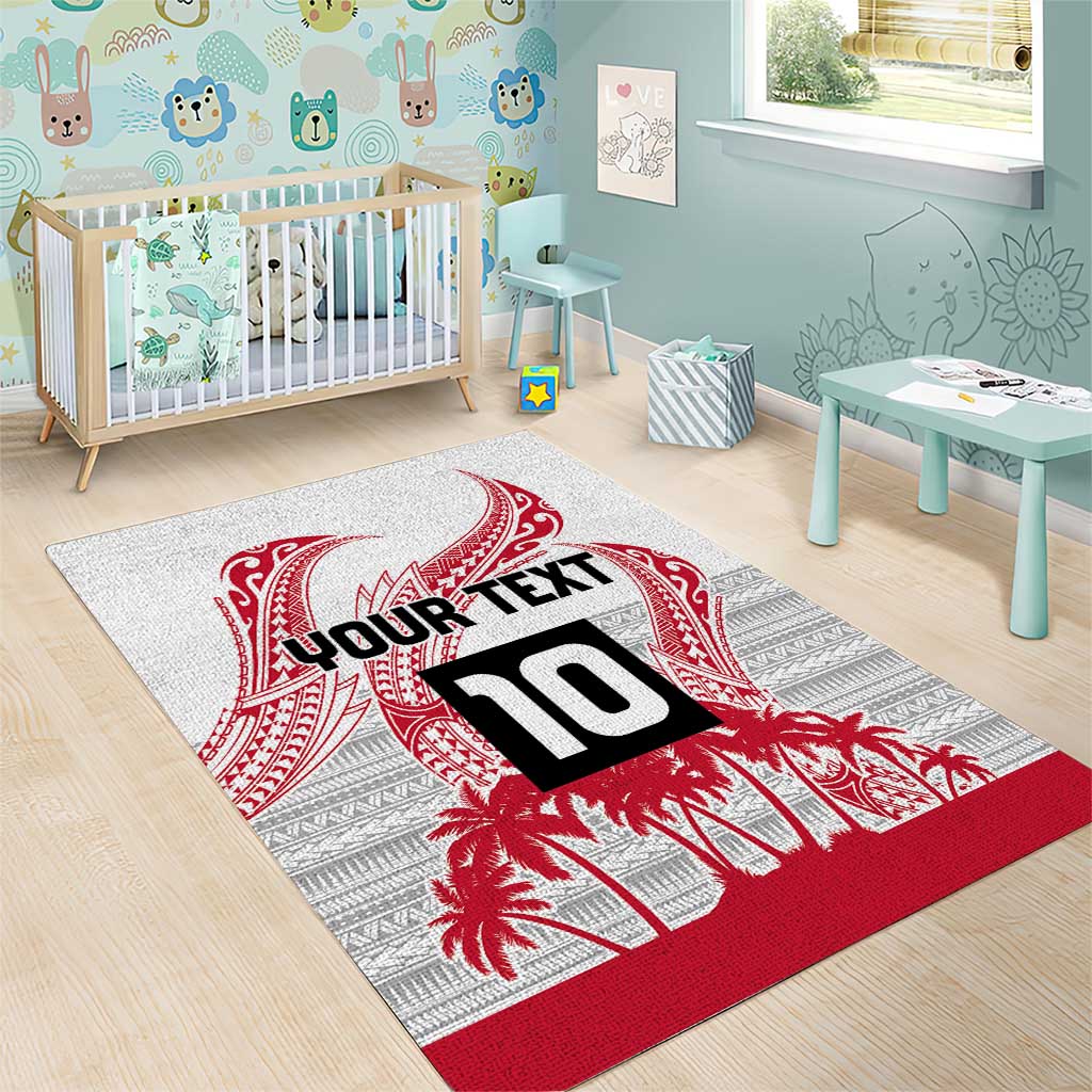 Cook Islands Marathon 2025-Pursuit in Paradise Area Rug Red Color LT03 - Polynesian Pride