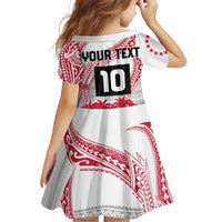 Cook Islands Marathon 2025-Pursuit in Paradise Family Matching Mermaid Dress and Hawaiian Shirt Red Color LT03 - Polynesian Pride