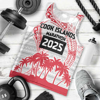 Cook Islands Marathon 2025-Pursuit in Paradise Men Tank Top Red Color