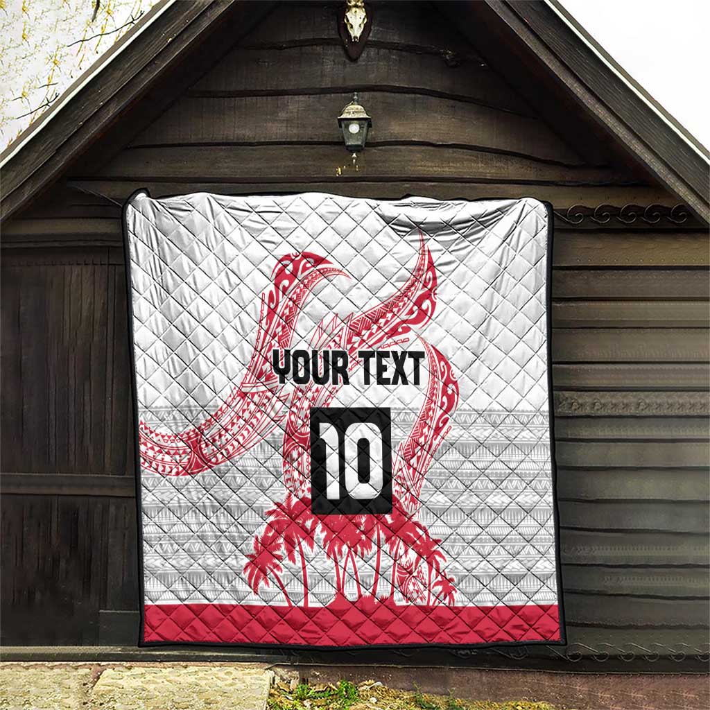 Cook Islands Marathon 2025-Pursuit in Paradise Quilt Red Color