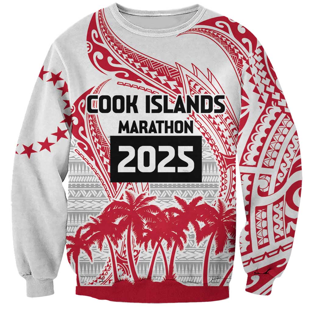 Cook Islands Marathon 2025-Pursuit in Paradise Sweatshirt Red Color LT03 Unisex Red - Polynesian Pride