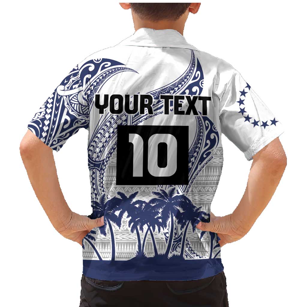 Cook Islands Marathon 2025-Pursuit in Paradise Family Matching Mermaid Dress and Hawaiian Shirt Blue Color LT03 - Polynesian Pride