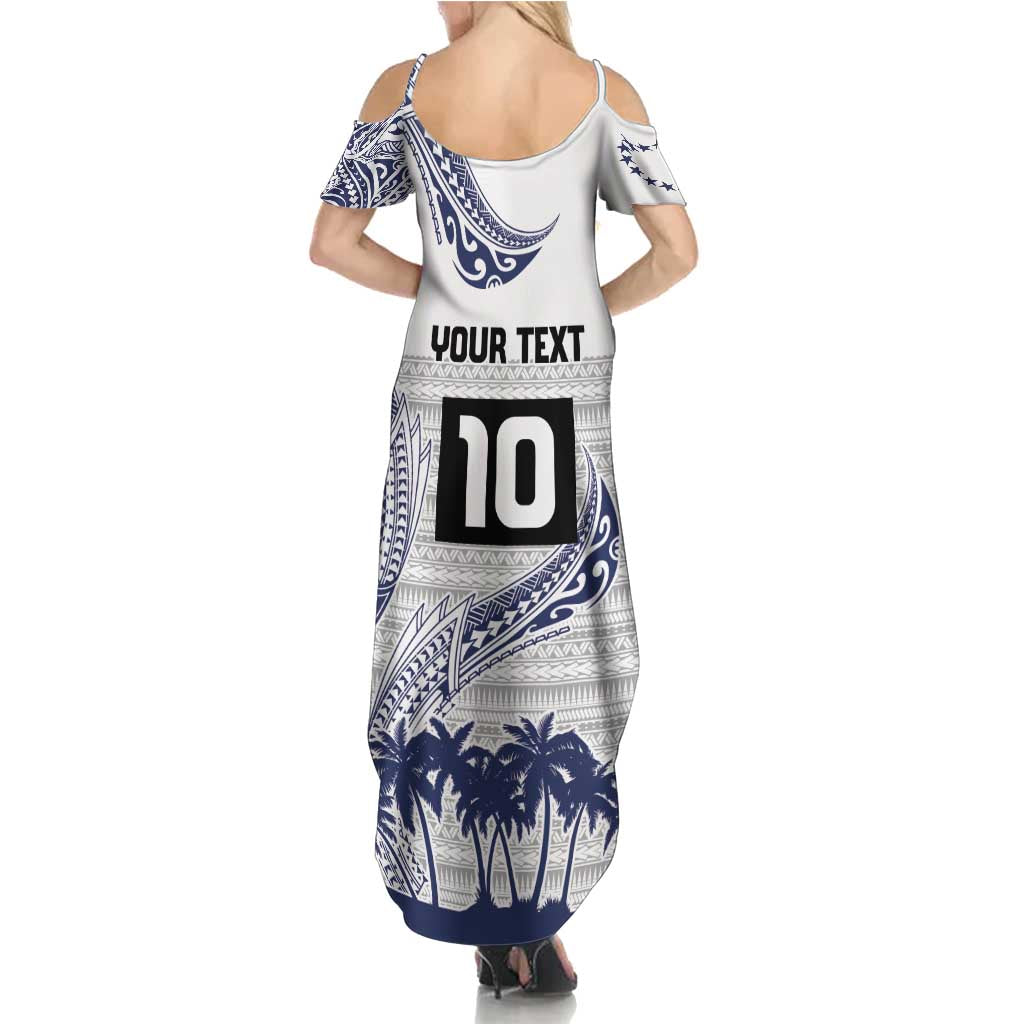 Cook Islands Marathon 2025-Pursuit in Paradise Family Matching Summer Maxi Dress and Hawaiian Shirt Blue Color LT03 - Polynesian Pride