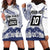Cook Islands Marathon 2025-Pursuit in Paradise Hoodie Dress Blue Color