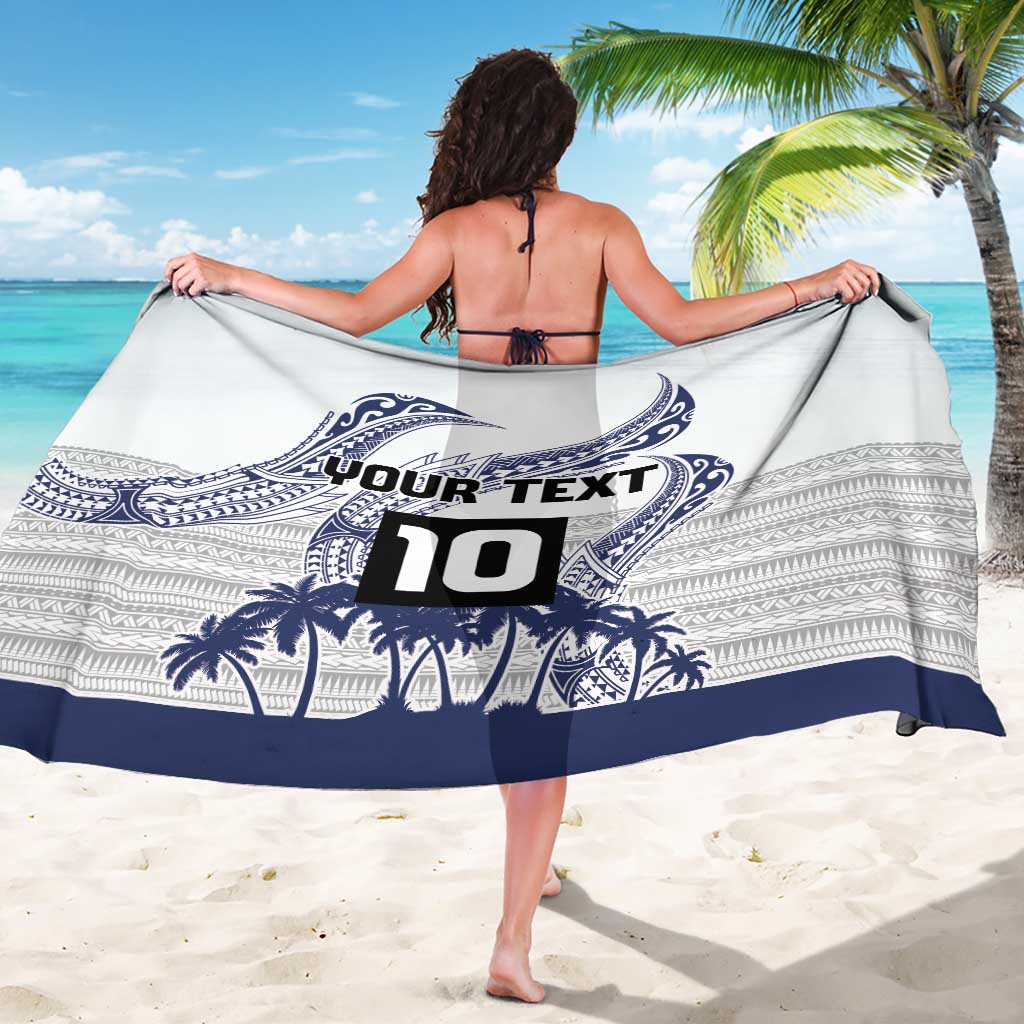 Cook Islands Marathon 2025-Pursuit in Paradise Sarong Blue Color