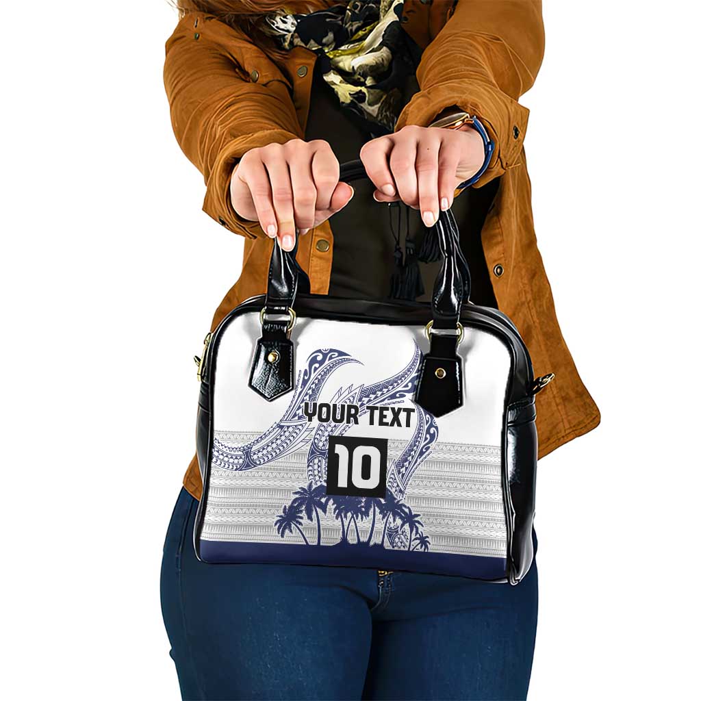 Cook Islands Marathon 2025-Pursuit in Paradise Shoulder Handbag Blue Color