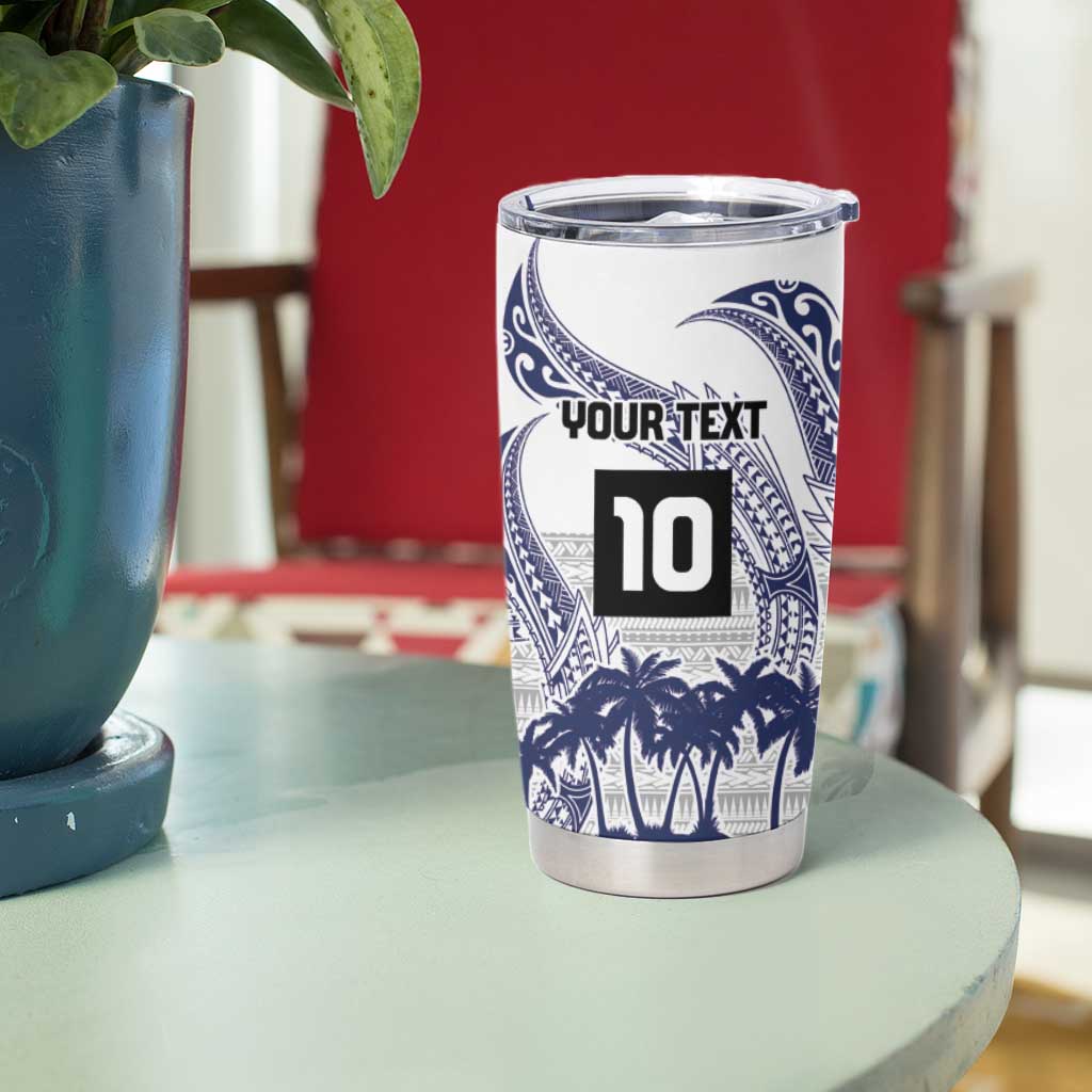 Cook Islands Marathon 2025-Pursuit in Paradise Tumbler Cup Blue Color