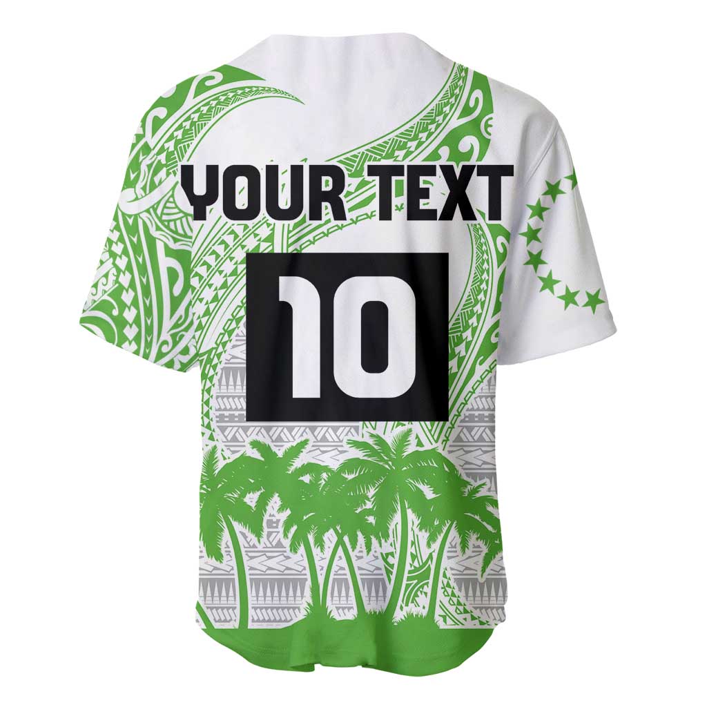 Cook Islands Marathon 2025-Pursuit in Paradise Baseball Jersey Green Color LT03 - Polynesian Pride