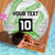Cook Islands Marathon 2025-Pursuit in Paradise Beach Blanket Green Color