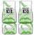 Cook Islands Marathon 2025-Pursuit in Paradise Car Mats Green Color