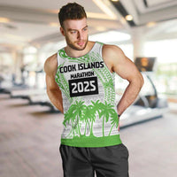 Cook Islands Marathon 2025-Pursuit in Paradise Men Tank Top Green Color