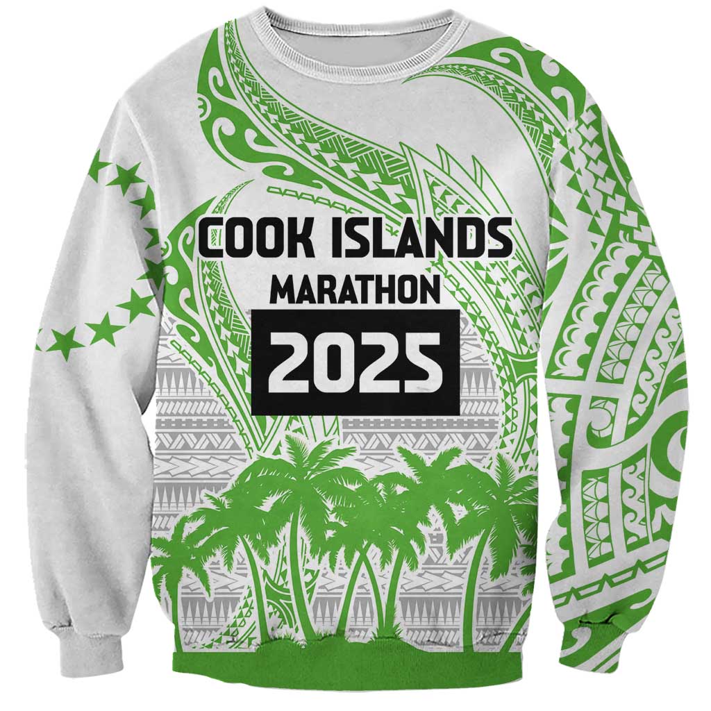 Cook Islands Marathon 2025-Pursuit in Paradise Sweatshirt Green Color LT03 Unisex Green - Polynesian Pride
