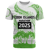 Cook Islands Marathon 2025-Pursuit in Paradise T Shirt Green Color