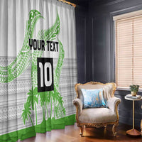Cook Islands Marathon 2025-Pursuit in Paradise Window Curtain Green Color LT03 - Polynesian Pride