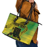 Cook Islands Marathon 2025-Pursuit in Paradise Leather Tote Bag Special Edition