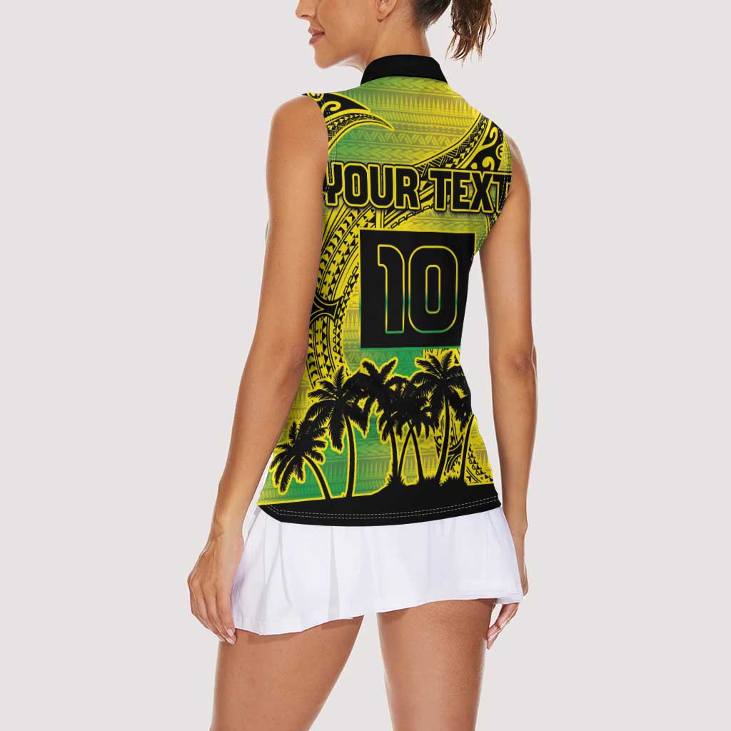 Cook Islands Marathon 2025-Pursuit in Paradise Women Sleeveless Polo Shirt Special Edition