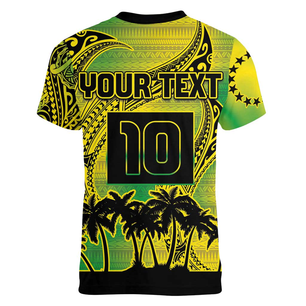 Cook Islands Marathon 2025-Pursuit in Paradise Women V-Neck T-Shirt Special Edition