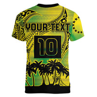 Cook Islands Marathon 2025-Pursuit in Paradise Women V-Neck T-Shirt Special Edition