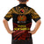 Papua New Guinea Bird-of-Paradise Kid Hawaiian Shirt Coat of Arms and Tribal Patterns LT03 - Polynesian Pride