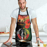 New Zealand and Australia ANZAC Day Apron Lest We Forget Indigenous and Maori Pattern
