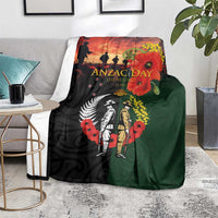 New Zealand and Australia ANZAC Day Blanket Lest We Forget Indigenous and Maori Pattern
