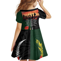 New Zealand and Australia ANZAC Day Family Matching Long Sleeve Bodycon Dress and Hawaiian Shirt Lest We Forget Indigenous and Maori Pattern LT03 - Polynesian Pride